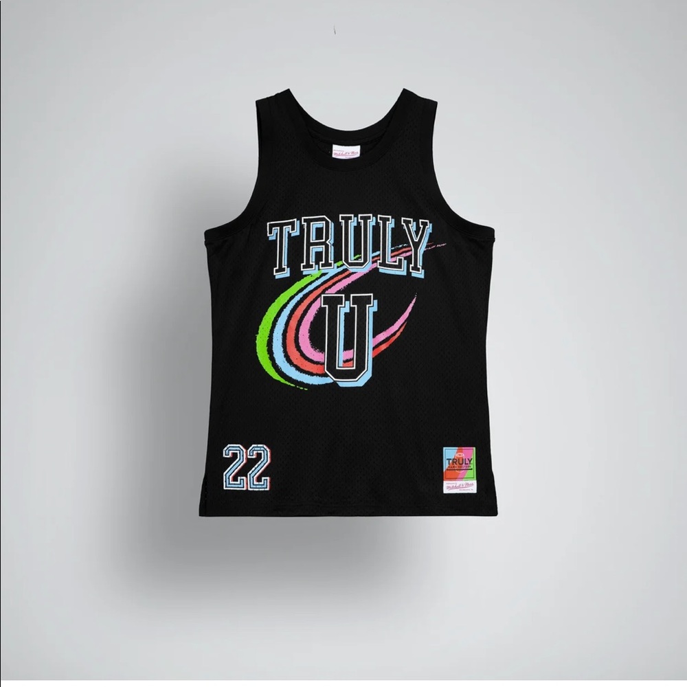NWT Mitchell & Ness Truly U Basketball Jersey